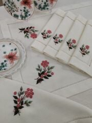 BRZİLYA NAKIŞLI MUTFAK TAKIMI (ÜRÜNLERİMİZ GÖRSEL AMAÇLIDIR SİPARİŞ ALINIR )