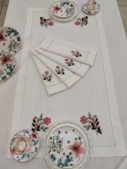 BRZİLYA NAKIŞLI MUTFAK TAKIMI (ÜRÜNLERİMİZ GÖRSEL AMAÇLIDIR SİPARİŞ ALINIR )