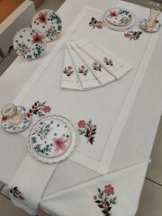 BRZİLYA NAKIŞLI MUTFAK TAKIMI (ÜRÜNLERİMİZ GÖRSEL AMAÇLIDIR SİPARİŞ ALINIR )